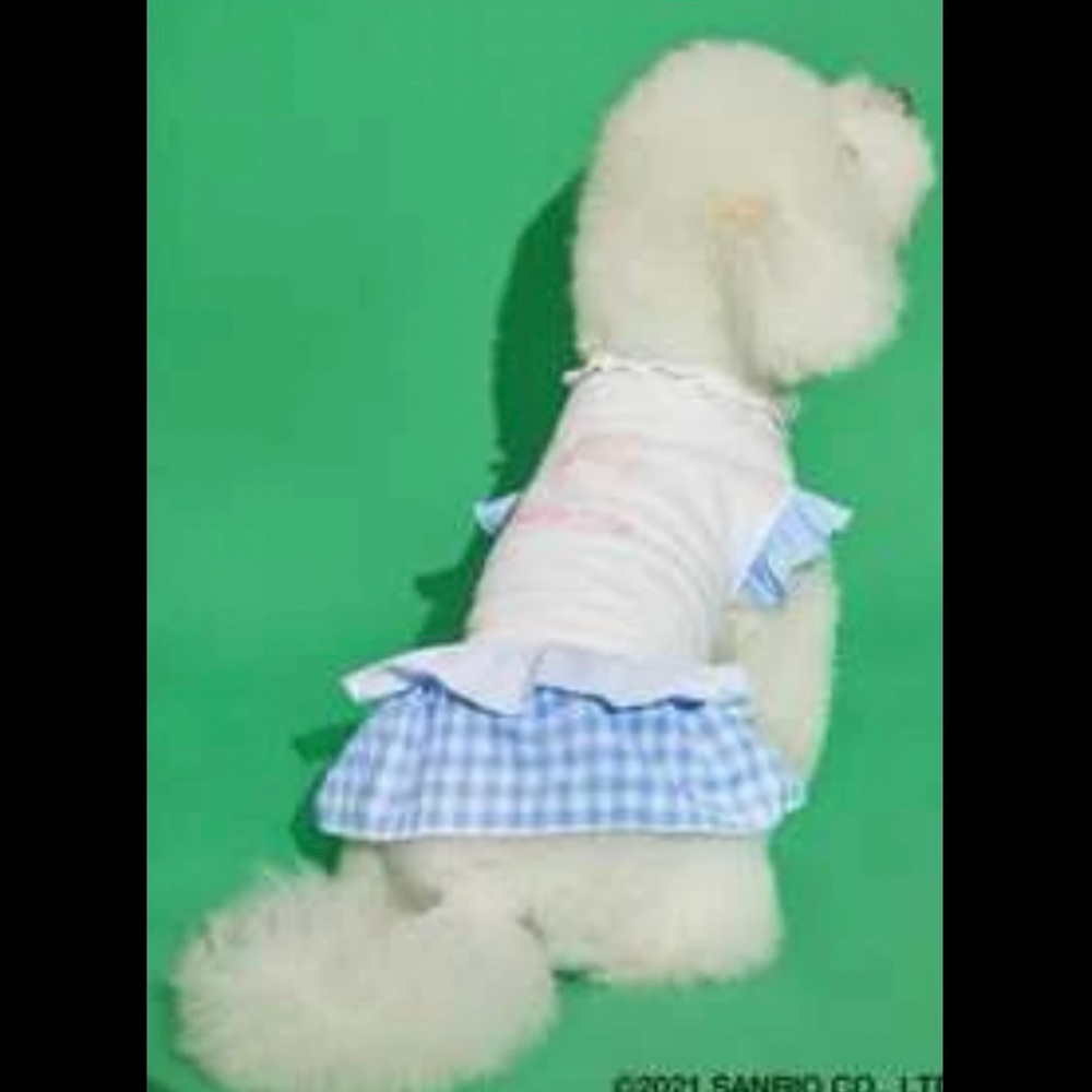 SHEIN Hello Kitty Gingham Dog Dress